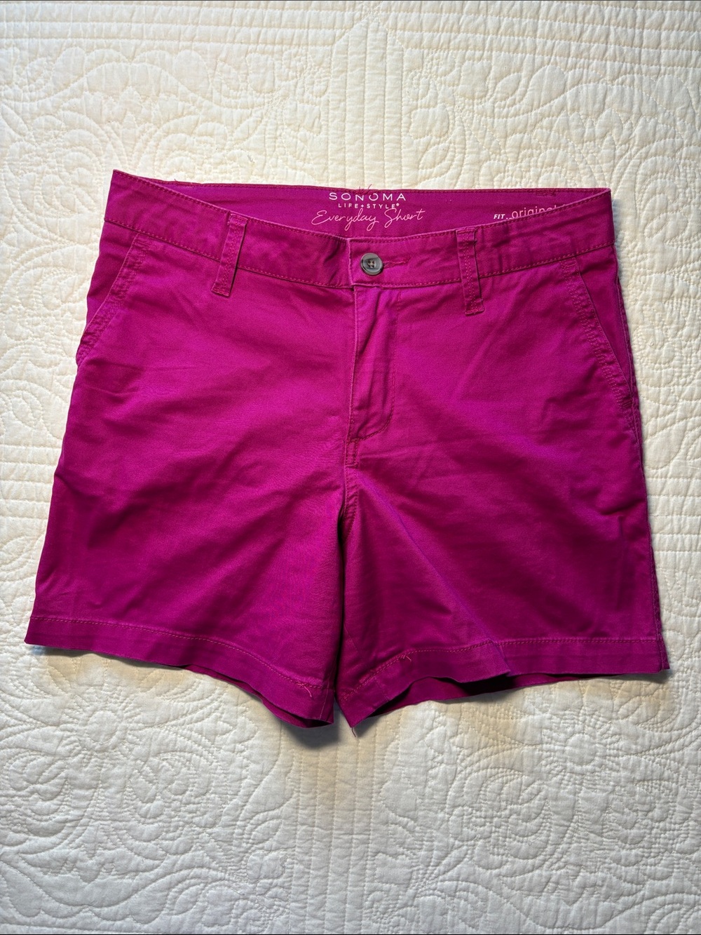 Sonoma Women's Fuchsia Shorts - Everyday Bermudas